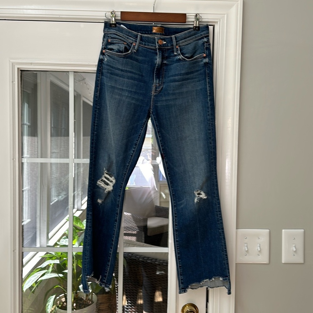 Well loved and super comfy mother denim.